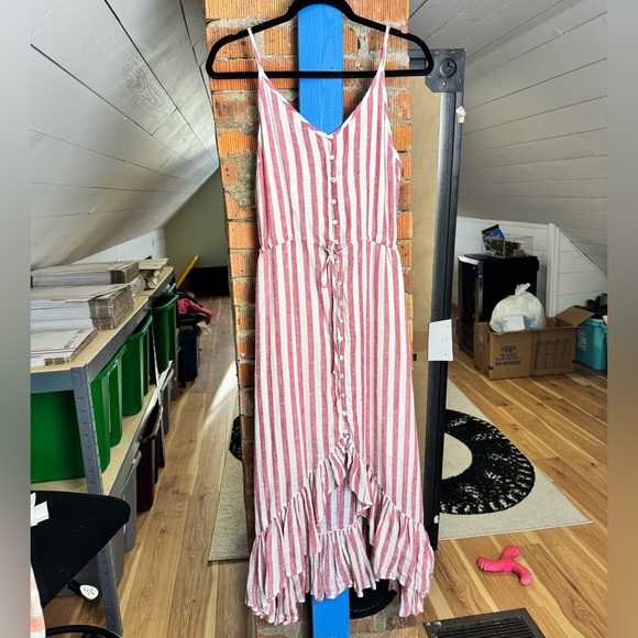 Rails Freida Striped Linen Blend Dress - Picture 5 of 7